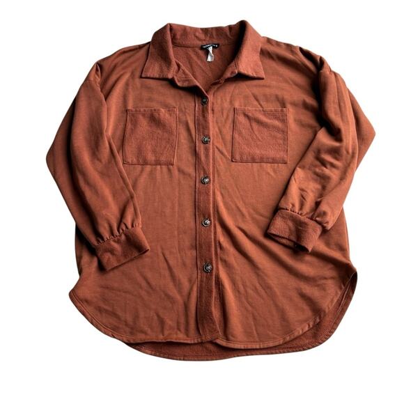 HEIMISH USA Jackets & Blazers - HEIMISH USA Rust Apparel Button down shirt Size L